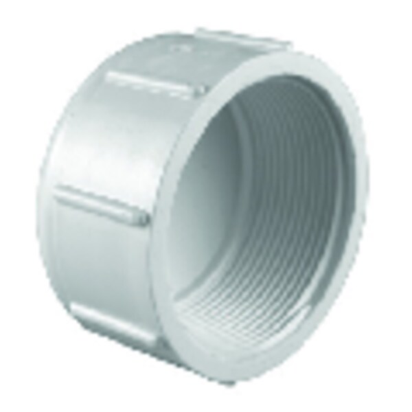 Charlotte Pipe And Foundry Charlotte Pipe Schedule 40 1/2 in. FPT X 1/2 in. D FPT PVC Cap 1 pk PVC 02117 0800 - main